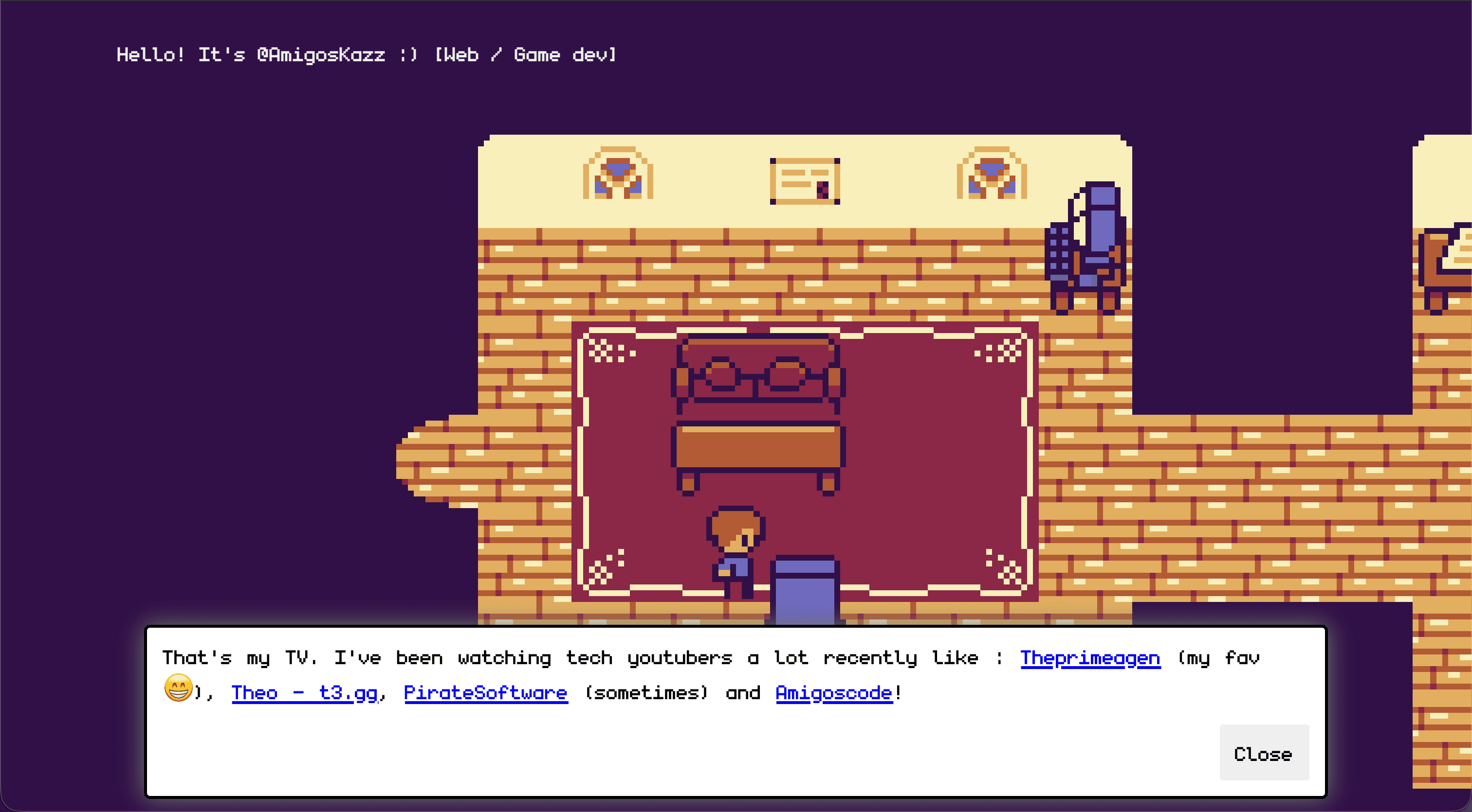 Mini-Game Portfolio — Interactive portfolio with playable mini-games